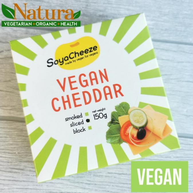 

PROMO Soya Cheeze Vegan Cheddar 150gr Keju Kedelai Vegan Vegetarian Beku MURAH