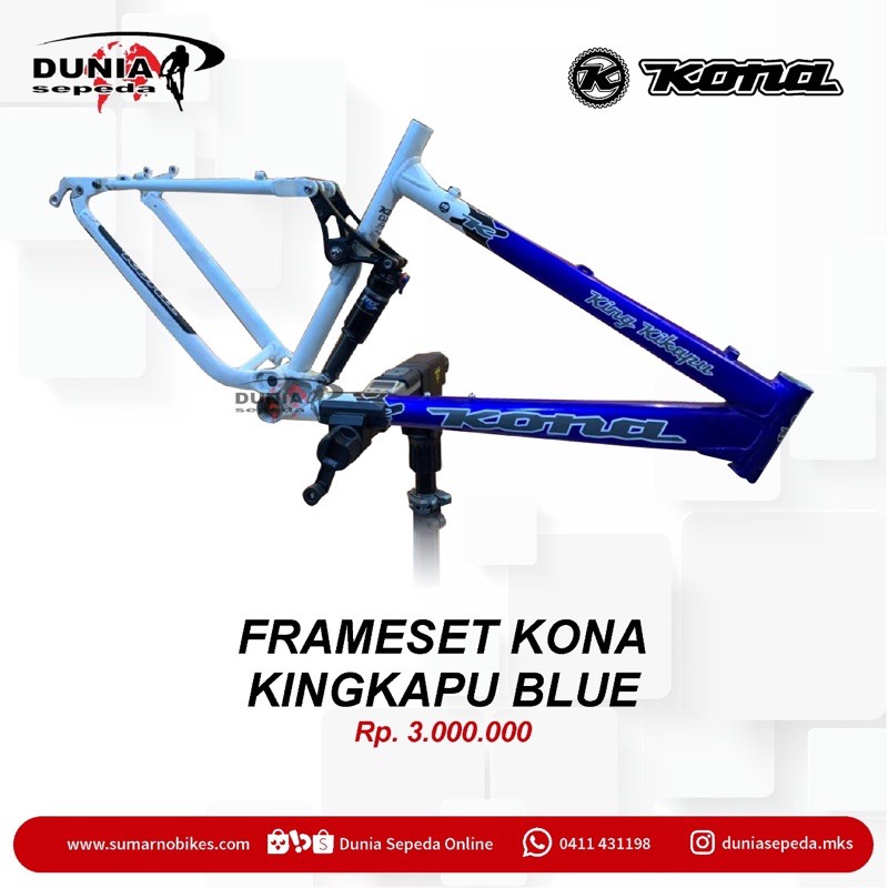 Frameset Kona Kingkapu Blue