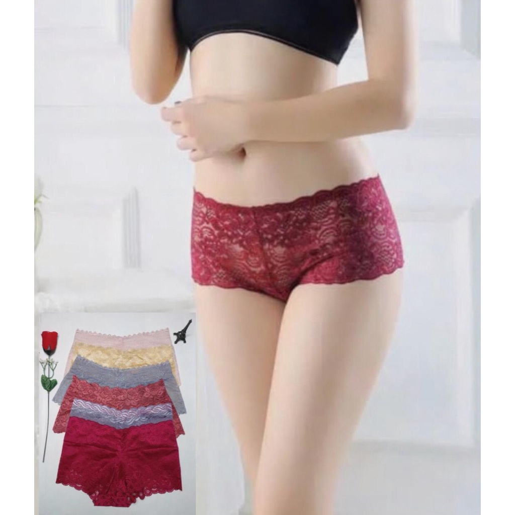 Celana Dalam Boxer Renda Wanita / Sexy G String CD Transparan / Celana Dalam wanita