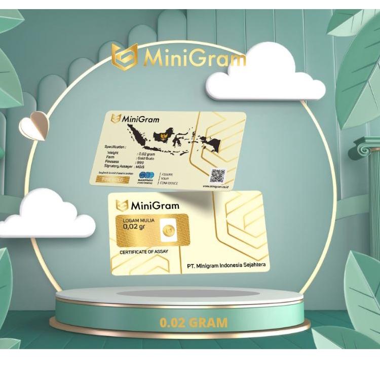 HOT SALE MINIGRAM EMAS 24KARAT UKURAN 0.02 GRAM BISA COD