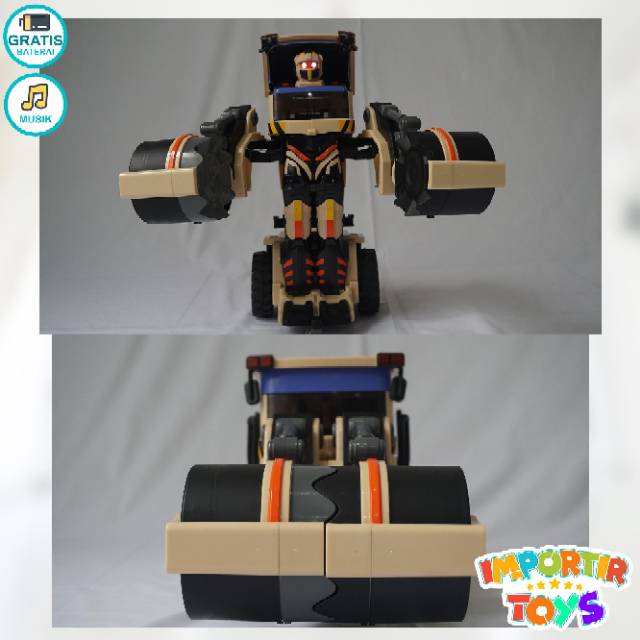 REMOTE CONTROL ROBOT MEGA TRANSFORMER BULLDOZER 2.4G TECH BESAR