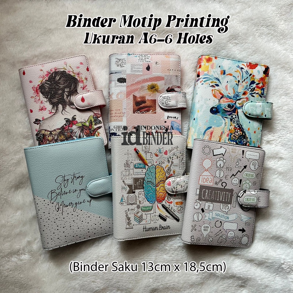 

AT Binder Motip Printing uk.A6 (6 holes) 12 Motip Pilihan