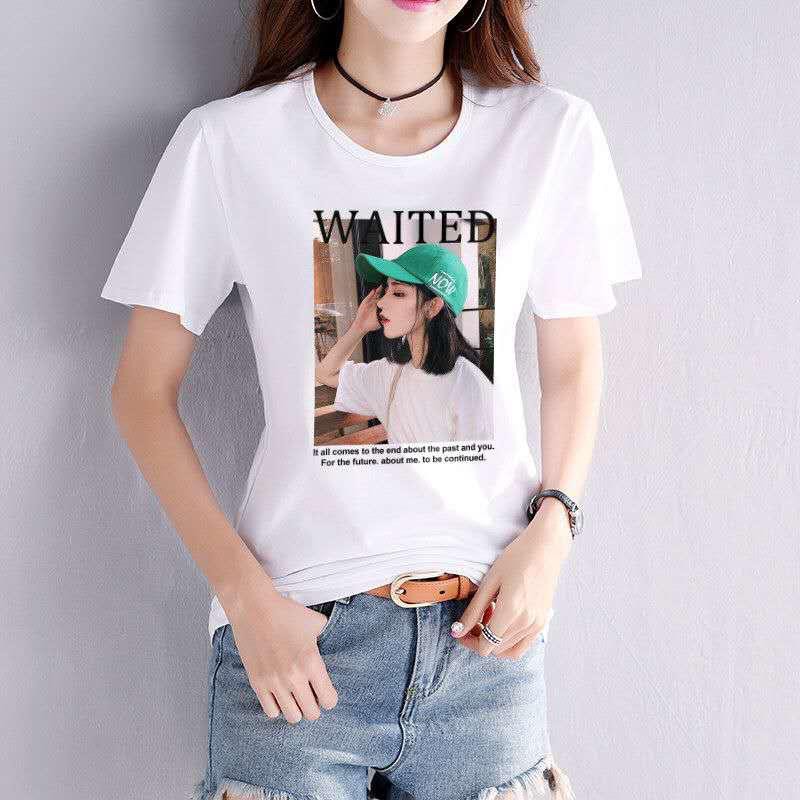 T-shirt / Kaos Oblong Wanita - Size S , M , L