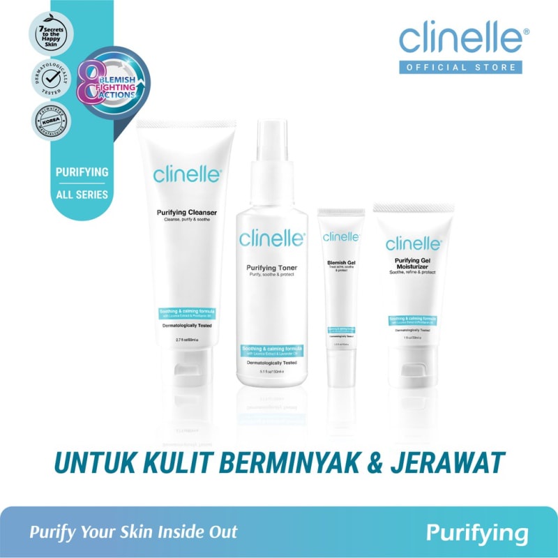 CLINELLE 1 Set Clinelle Purifying Series - Paketan Skin Care