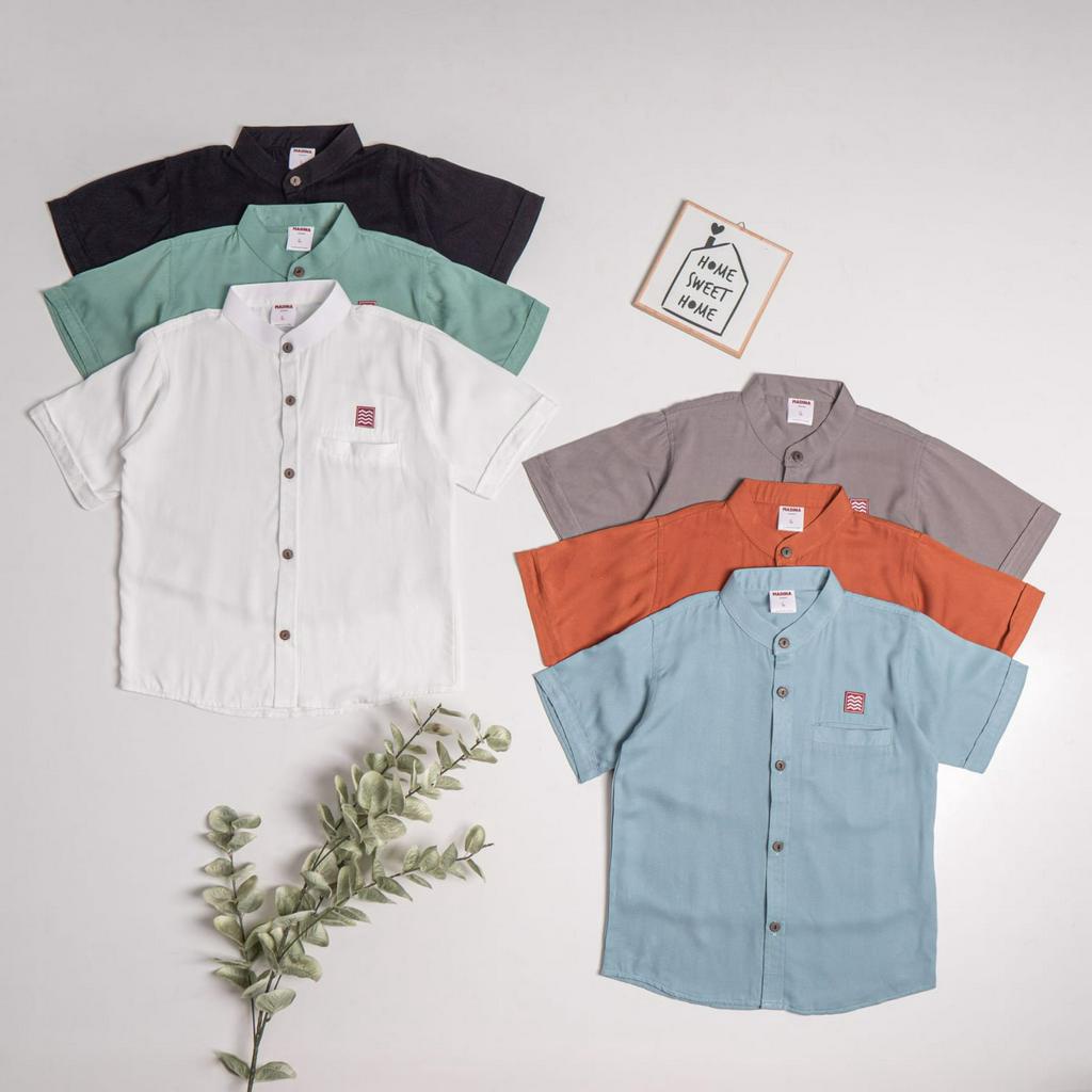 Madina Turki - Atasan Kemeja Anak Laki-Laki 1-12 Tahun Baju Koko Kemko Anak