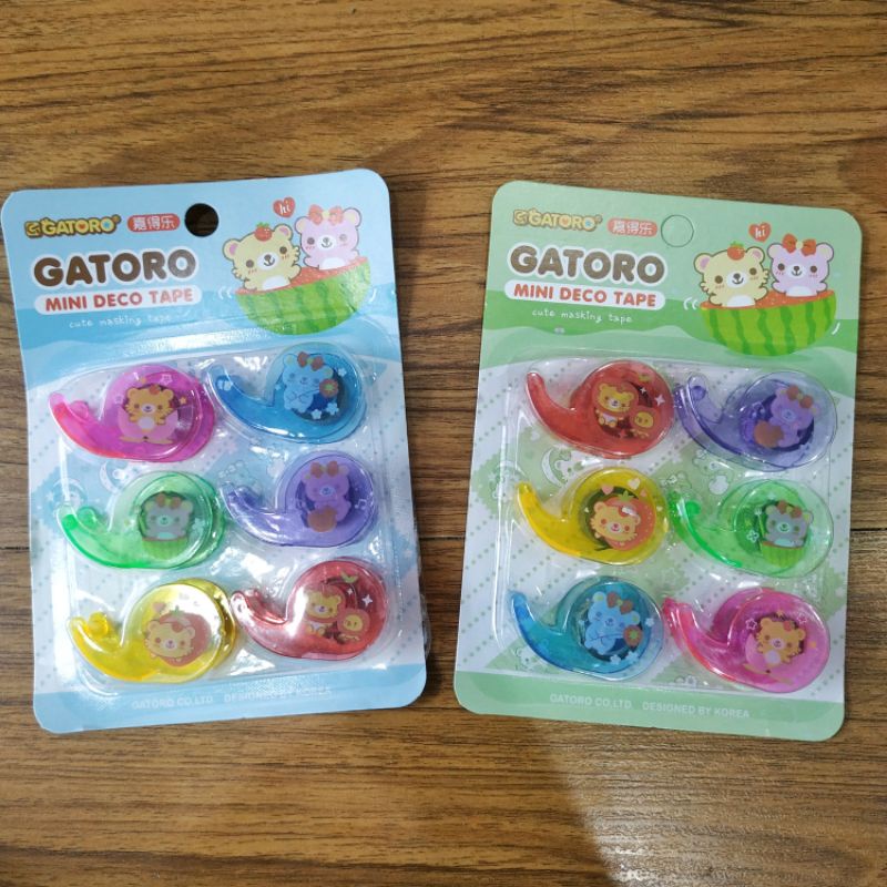 SELOTIP GAMBAR METALIK DECO TAPE SET MH1586