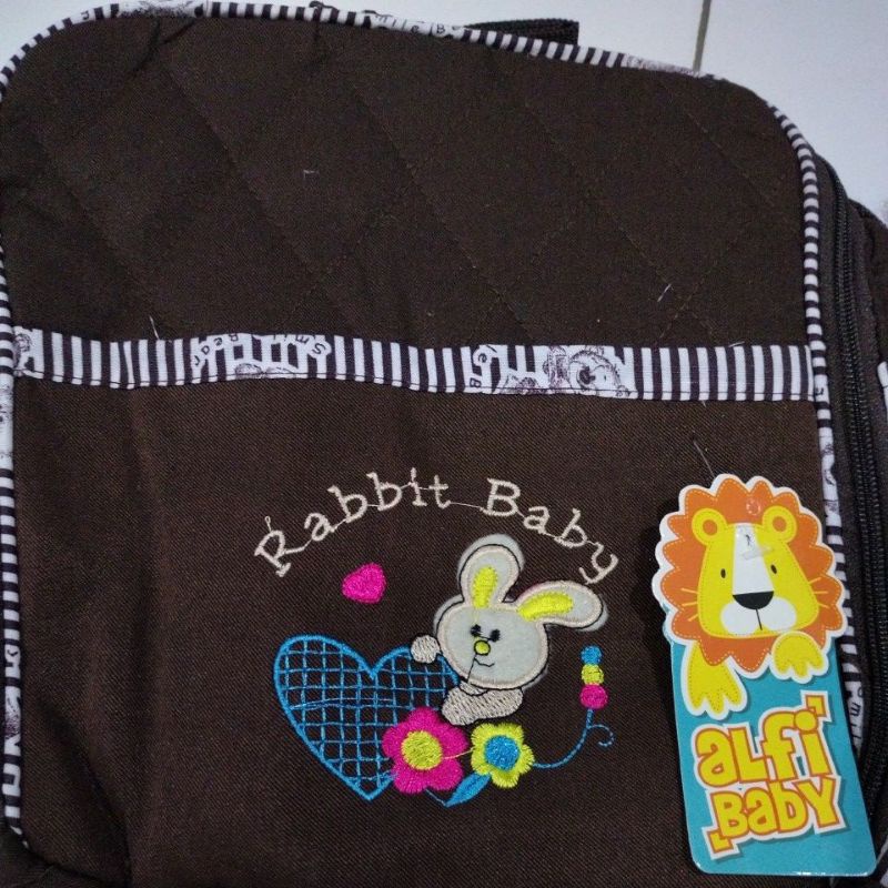 Tas Bayi kecil bordir / Diaper bag / Tas bayi kecil boneka / Travel baby bag