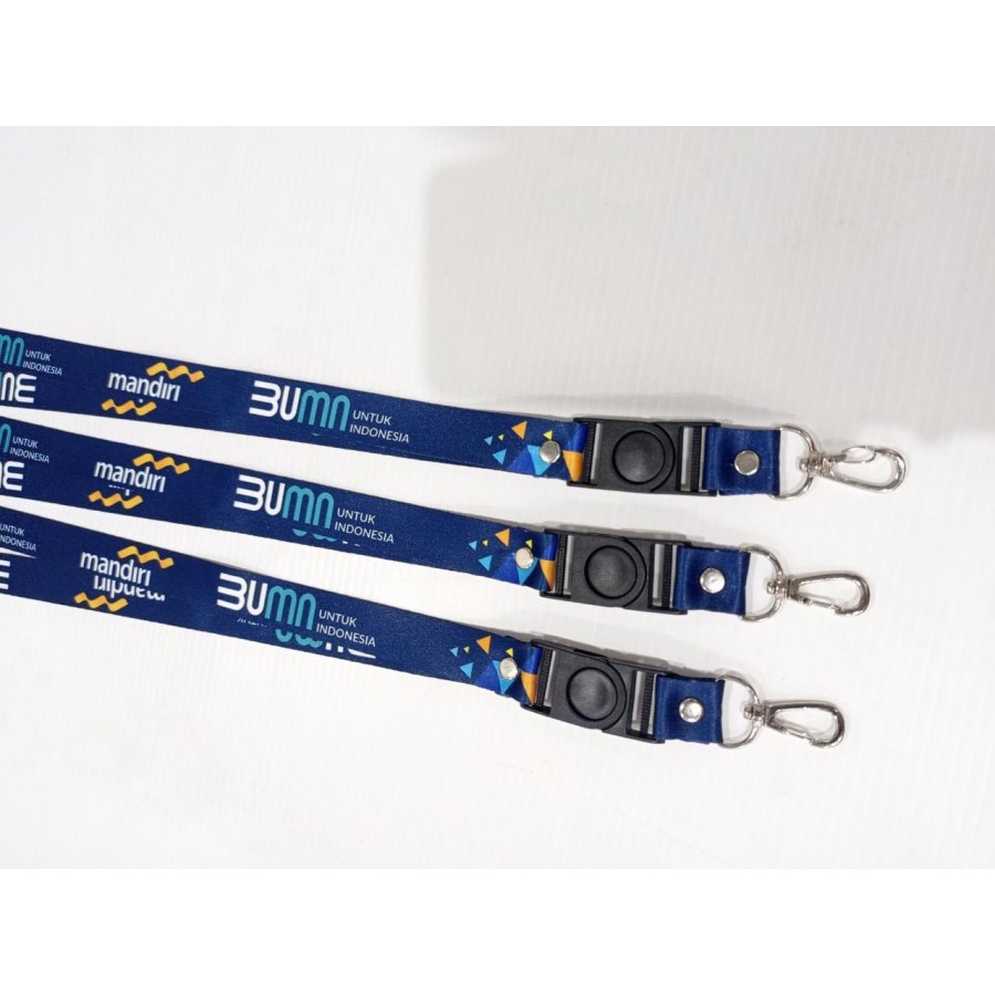 

Lanyard BUMN Mandiri / Lanyard Mandiri BUMN Full Design Printing SBY - Lanyard Saja NSS
