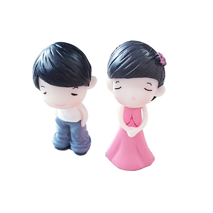 Boneka Miniatur Diorama Couple