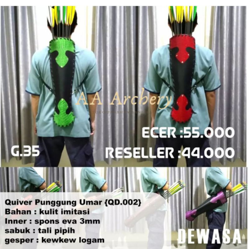 QD.002 - QUIVER PUNGGUNG UMAR