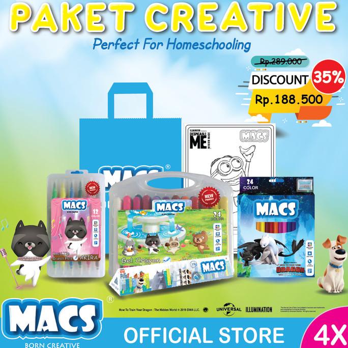 

Paket Creative Mewarnai Pensil Warna Gel Crayon Color pen Set ---READY---