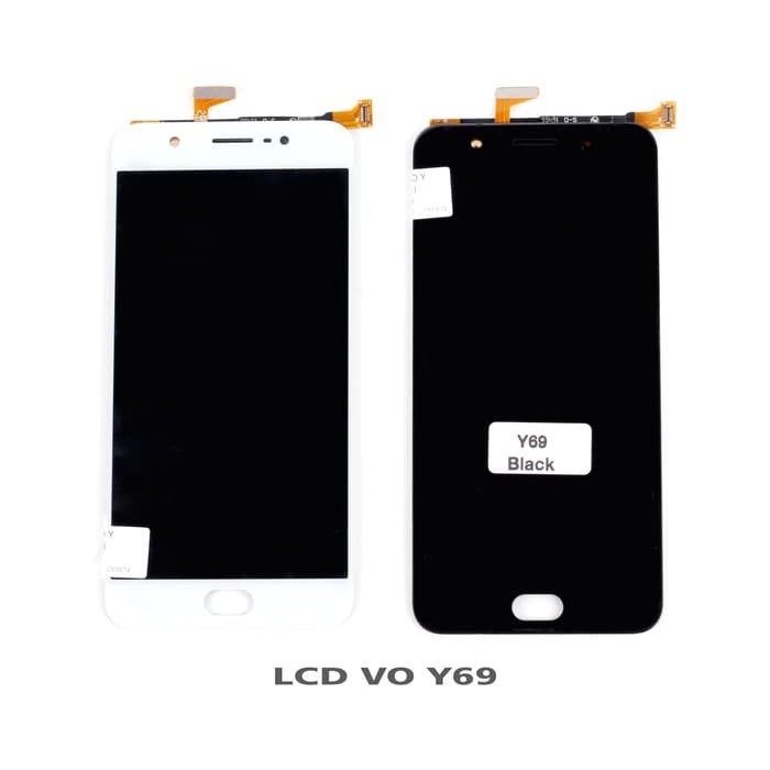 Layar LCD TS Touchscreen Fullset VIVO Y69 Y77 BLACK WHITE