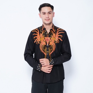 Jual Rianty Batik Pria Kemeja Lengan Panjang Premium Zelvin Indonesia