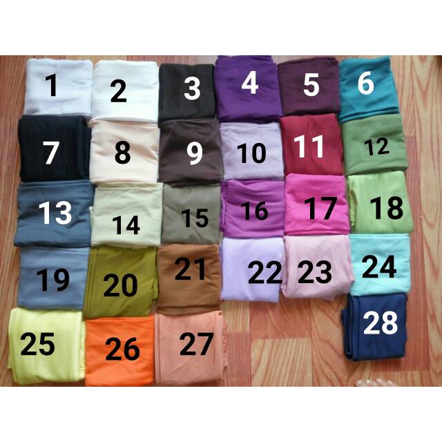 Dalaman jilbab bahan spandek sutra