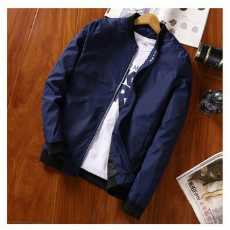 jaket bomber pria/jaket casual terlaris