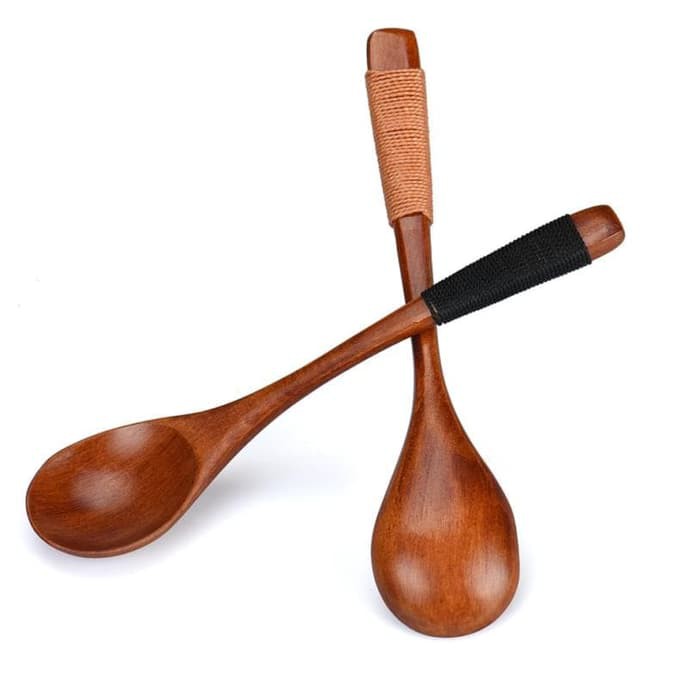 Healthy Wooden Desserts Spoon - Classic Style