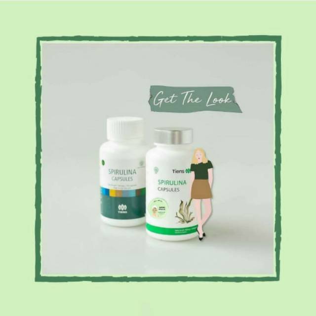 Masker spirulina paket 30 kapsul