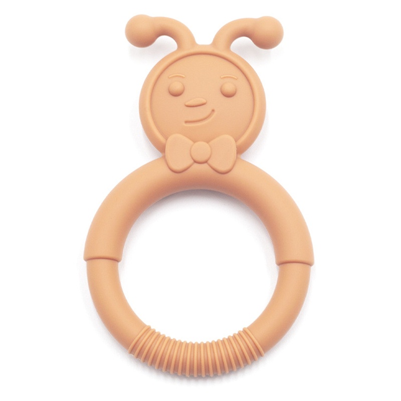 Mary Mainan Teether Silikon Motif Kartun Untuk Bayi 0-6 Bulan / 6-12 Bulan