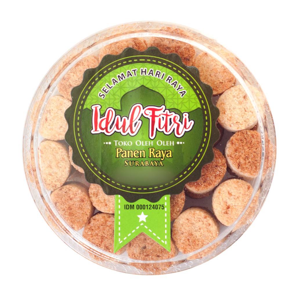 

Camilan Lebaran / Natal Kue Sagon Kelapa Kering Mini PR Toples Kecil