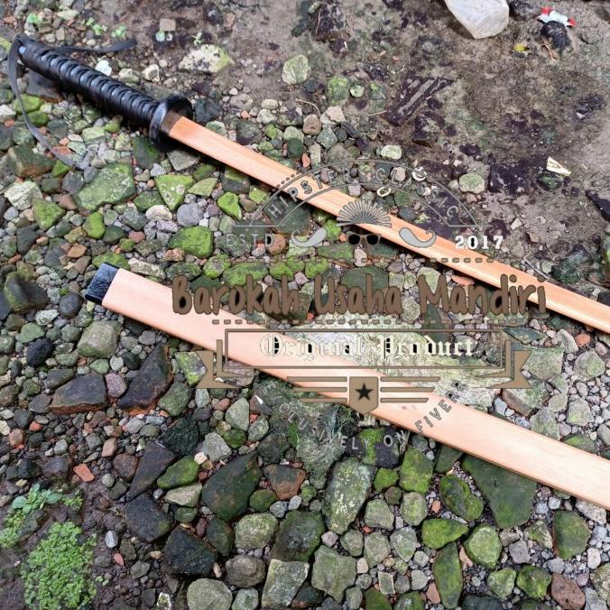 Mainan Pedang Kayu Katana Boken Wooden Sword Berkualitas Tali Ito