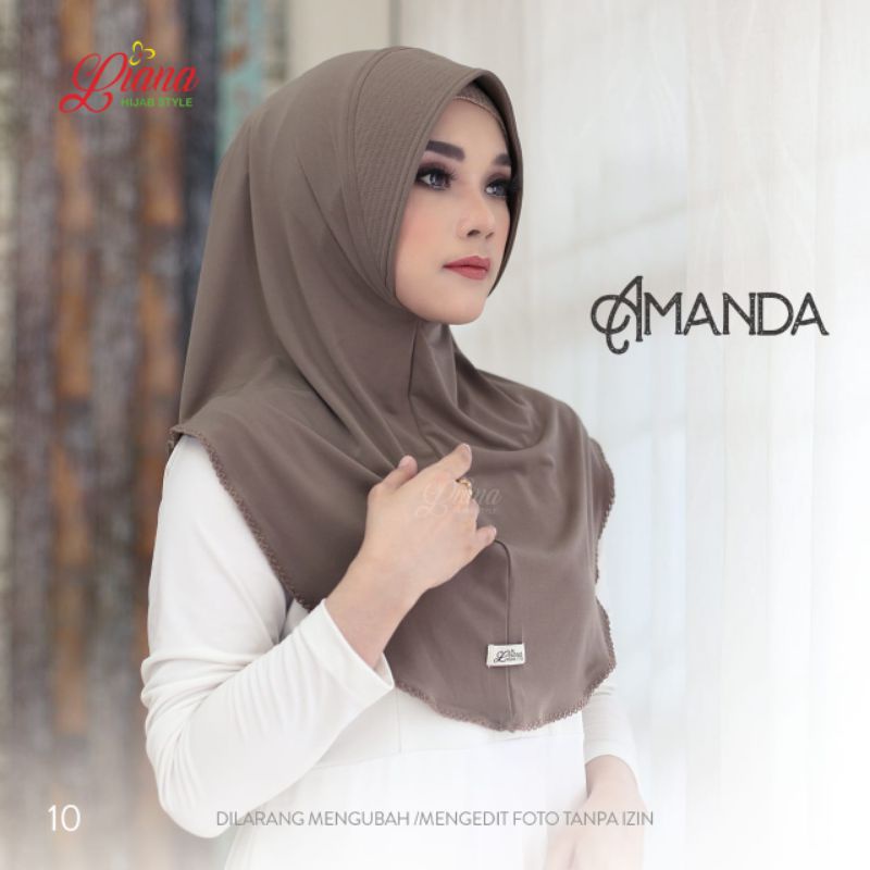 Hijab Instan Jersey AMANDA Picot ori LIANA