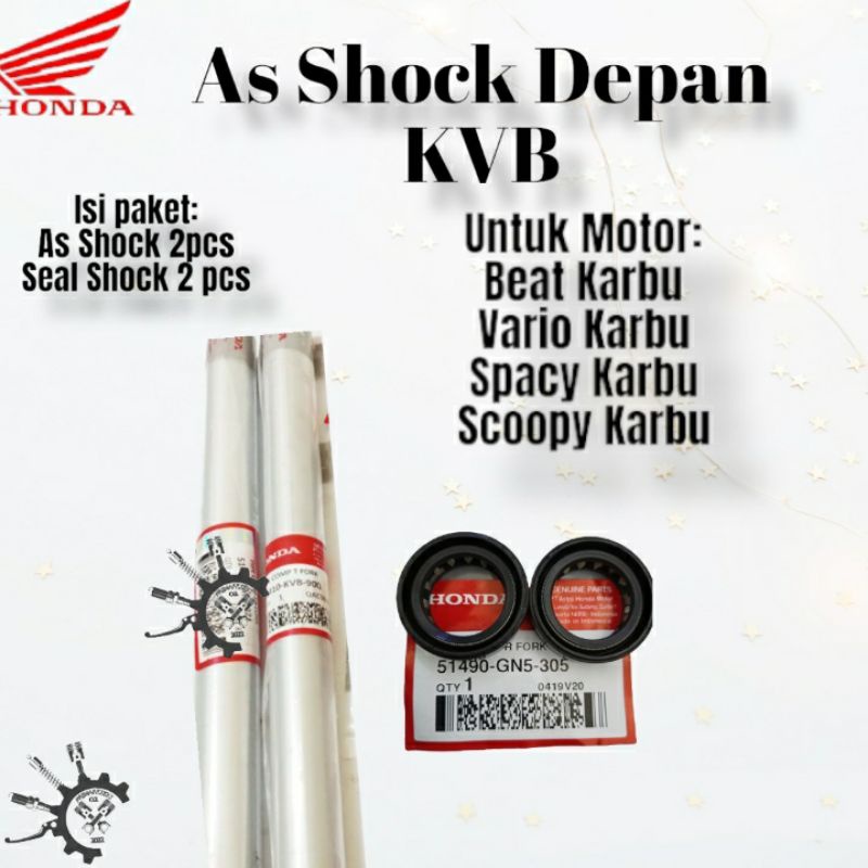 As Shock + Seal Shock Depan Beat / Scoopy / Spacy / Vario 110