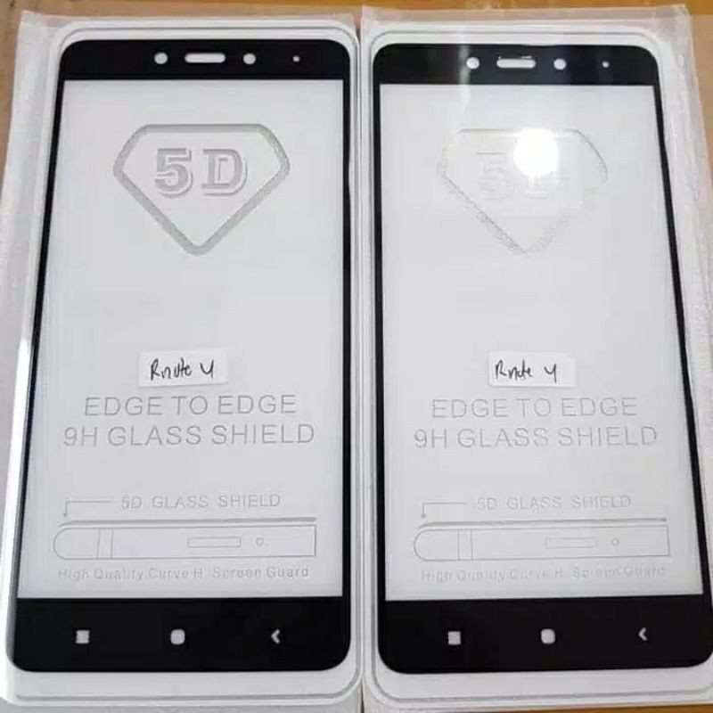 TEMPERED GLASS XIAOMI REDMI NOTE 3 / NOTE 5 NOTE 5 PRO NITE 5A PRIME ANTI GORES KACA FULL COVER