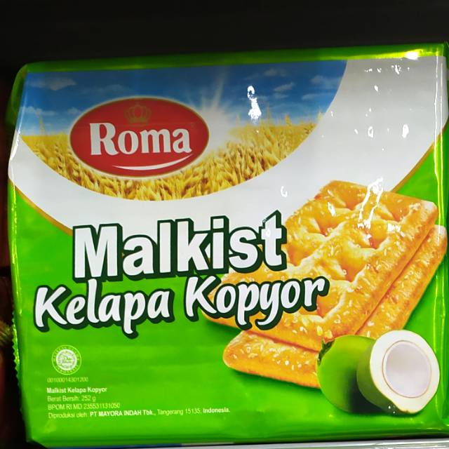 

roma malkist kelapa kopyor 252gr