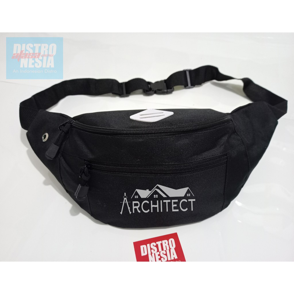 Tas arsitek waistbag arsitektur tas selempang pria waist bag keren