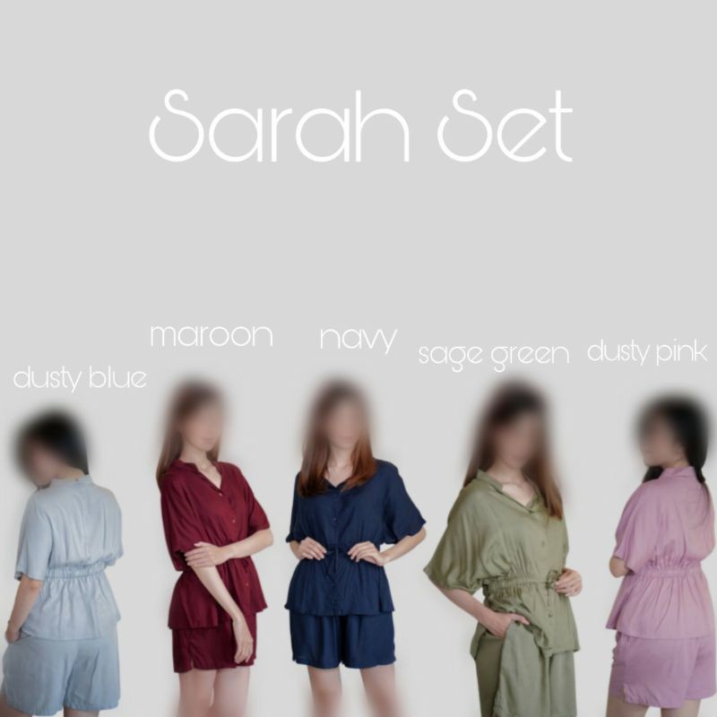 daily set premium piyama busui rayon polos twill pendek tebal tidak terawang