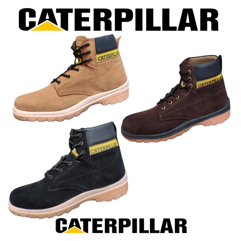 Sepatu Boots Caterpillar Sepatu Safety Boots Ujung Besi