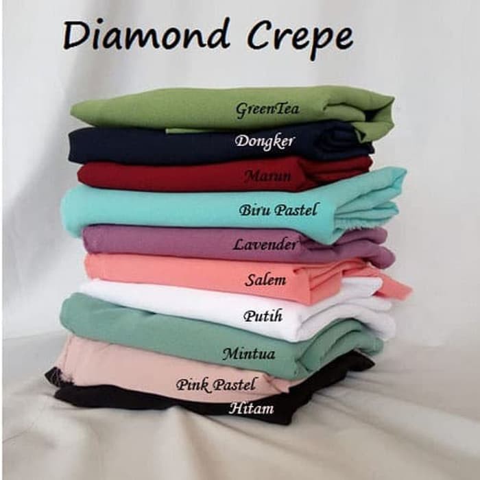 Bahan Kain Diamond Crepe 1 meter