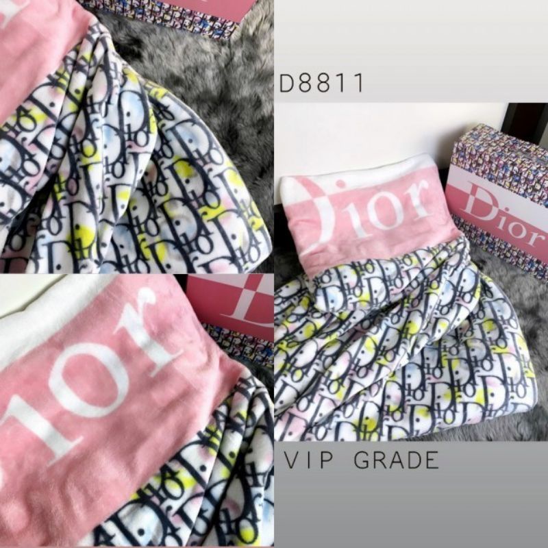 SELIMUT D*OR PINK BLANKET DEWASA 150X200 + BOX