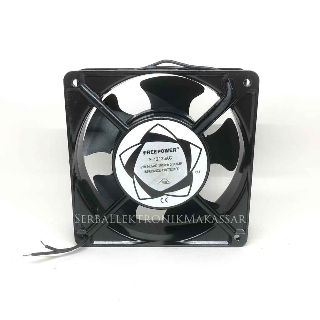 Kipas Panel Fan AC 220volt 12cm Free Power