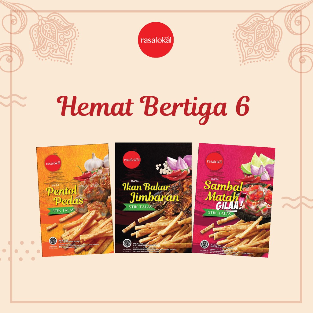 

Paket Hemat Bertiga 6 ( Paket Stik Talas Rasalokal Bali)