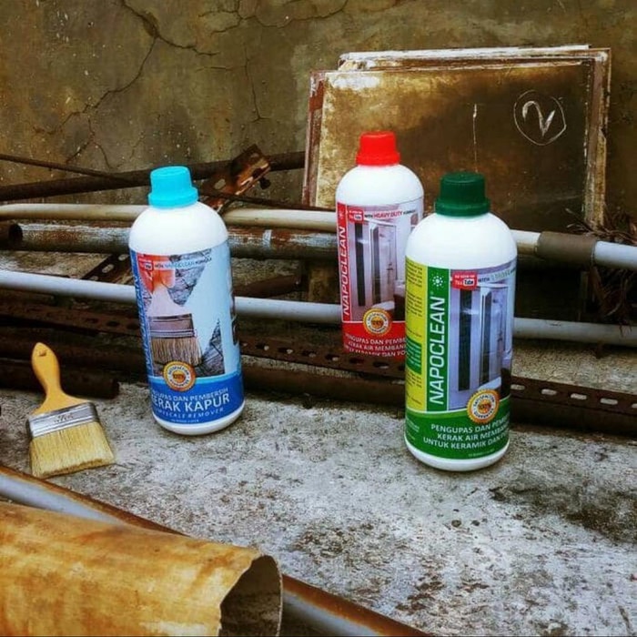 Pembersih Ajaib NAPOCLEAN 1 LITER / NAPOCLEAN MURAH BEKASI / DISTIBUTOR NAPOCLEAN - Merah