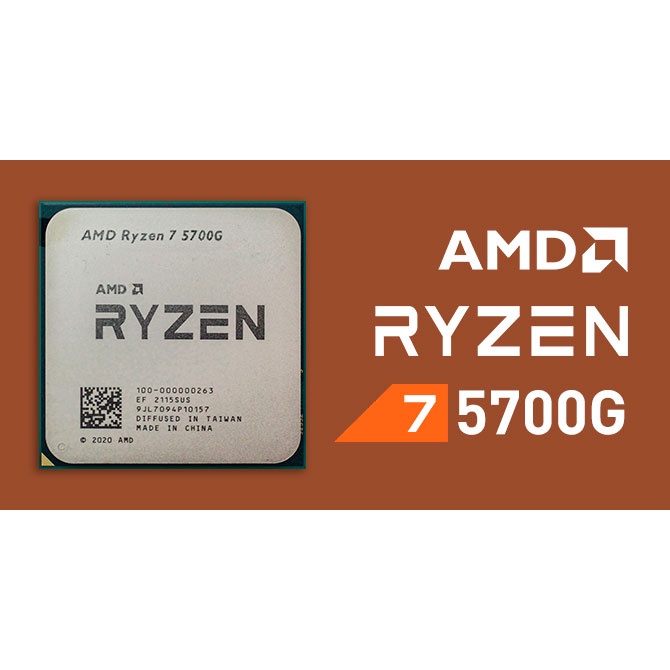 Processor AMD Ryzen 7 5700G Box AM4 8C 16T UpTo 4.6GHz Radeon Graphics