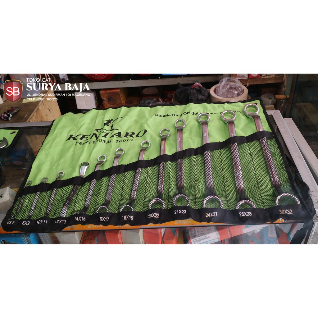 Kentaro Kunci Ring Set 12 PCS 6 - 32mm
