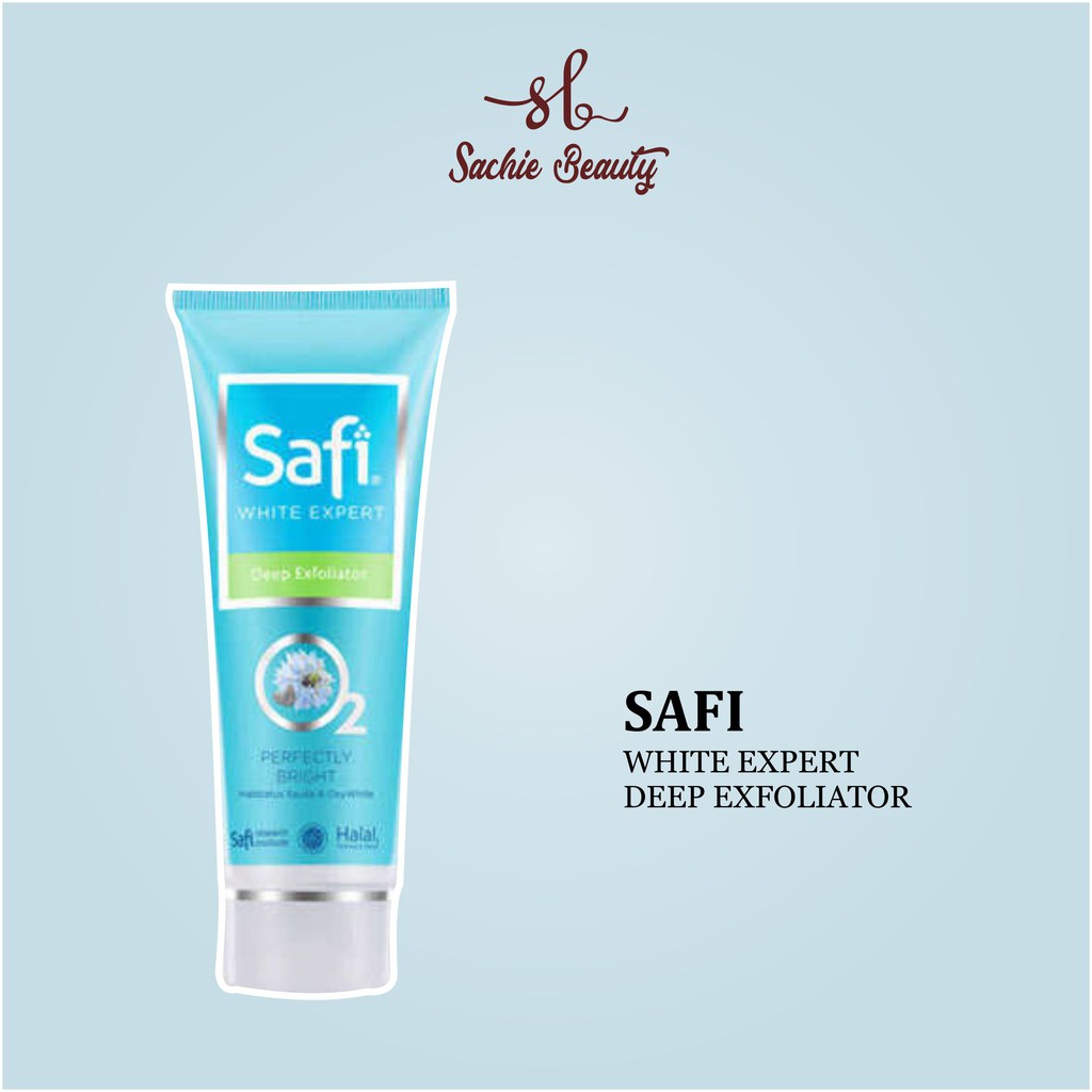 Safi White Expert Deep Exfoliator/ Skincare Bandung /Cleanser /Scrub /Pembersih Wajah