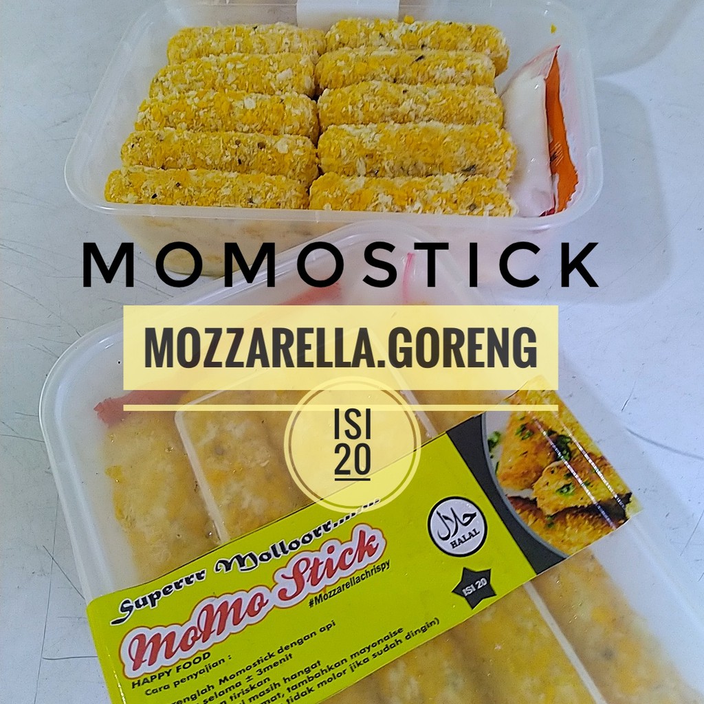 

Momo Stick Mozarella Goreng isi 20 Mozreng Stick Mozzarella Goreng Mozzreng Nugget mozarella