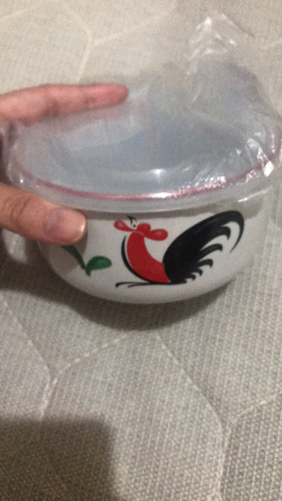 Mangkok Suction Ayam Jago Seri 2 / Suction Bowl / 500ml