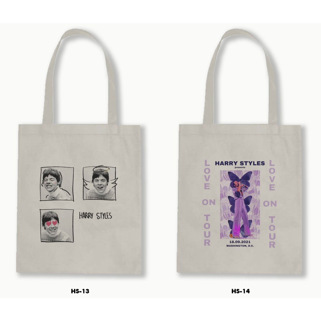 TOTE BAG BLACU - HARRY STYLES 01