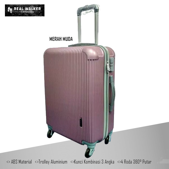 Jual Koper Bagasi Ukuran 24 Inch 4 Roda Putar Robert Ansell ABS ...