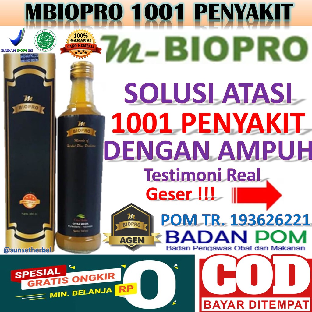 Mbiopro, M Biopro Obat Herbal 1001 Penyakit > Obat Ambeien, Wasir, Sipilis, Insomnia, Epilepsi, TBC