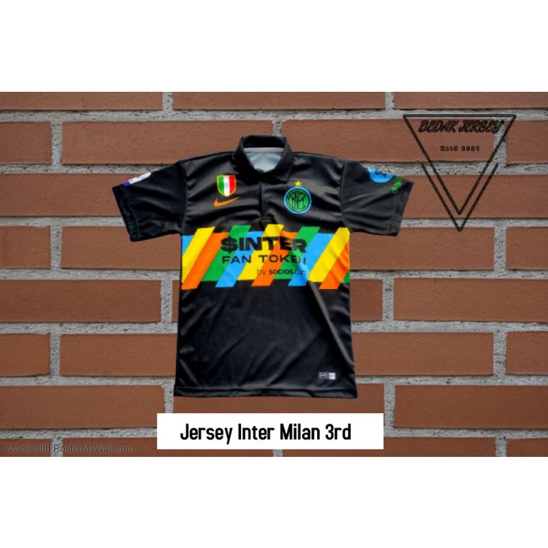 Jersey Inter Milan 3rd 2021 2022 full print