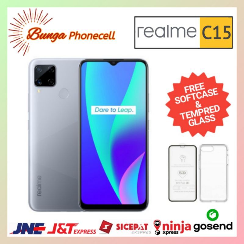 Realme C15 4/64GB & 4/128GB Garansi Resmi