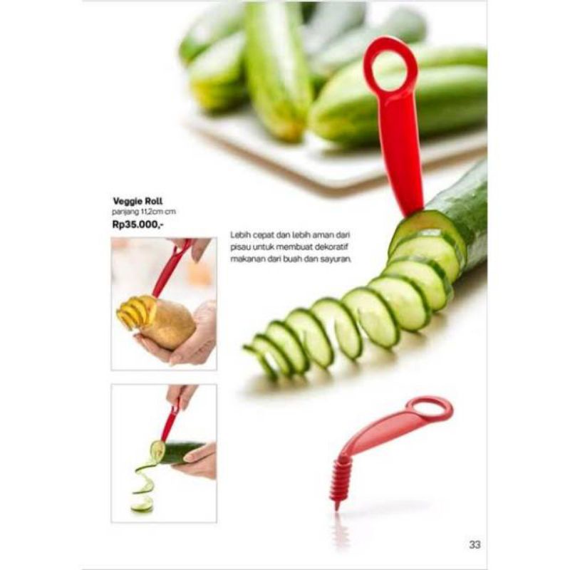 VEGGIE ROLL TUPPERWARE