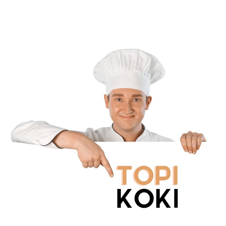 Topi Koki Chef Topi Koki Celemek Topi Koki Sepasang Apron Only