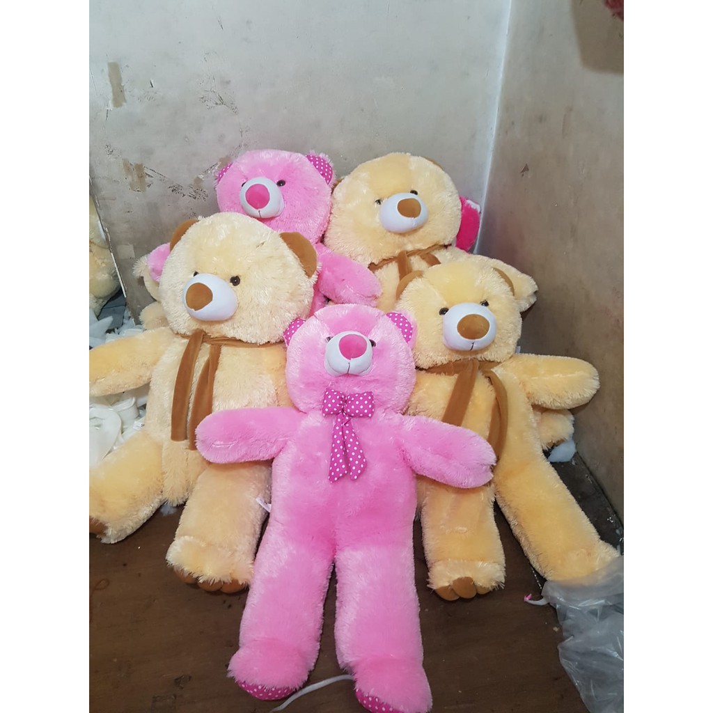 Boneka Teddy Bear Jumbo Boneka Beruang Syal 90CM