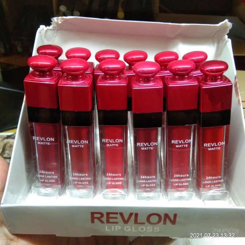 ✨LIP GLOSS REVLON MATTE 3D LONG LASTING✨PERLUSIN (12Pcs)